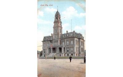 Lynn City Hall Massachusetts Postcard