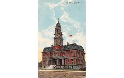 City Hall Lynn, Massachusetts Postcard