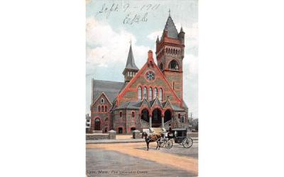 First Universality Church Lynn, Massachusetts Postcard