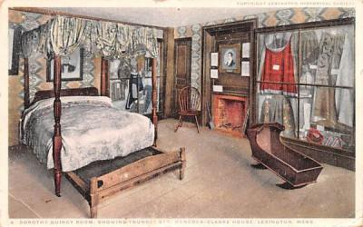 Dorothy Quincy Room Lexington, Massachusetts Postcard