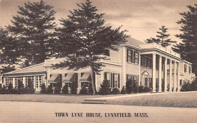 Town Lyne House Lynnfield, Massachusetts Postcard