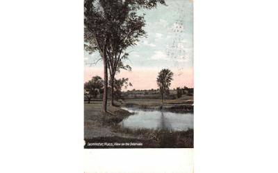 View on the Intervale Leominster, Massachusetts Postcard