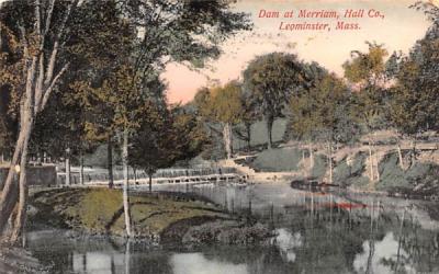 Dam at Merriam Leominster, Massachusetts Postcard