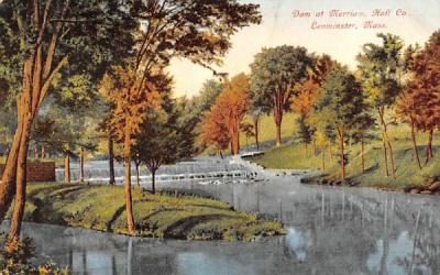Dam at Merriam Leominster, Massachusetts Postcard