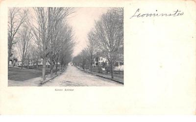 Grove Avenue Leominster, Massachusetts Postcard
