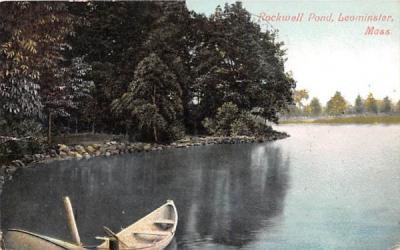 Rockwell Pond Leominster, Massachusetts Postcard