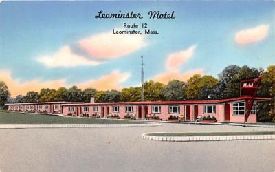 Leominster Motel Massachusetts Postcard