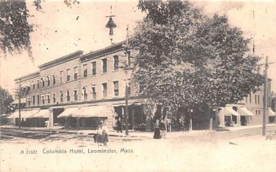 Columbia Hotel Leominster, Massachusetts Postcard