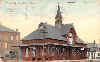 The Depot Leominster, Massachusetts Postcard