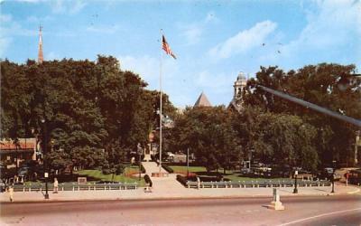 The Common Leominster, Massachusetts Postcard