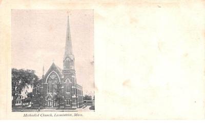 Methodist Church Leominster, Massachusetts Postcard