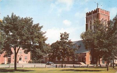 St. Leo's Church & School Leominster, Massachusetts Postcard