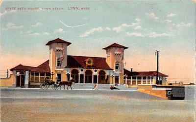 State Bath House Lynn, Massachusetts Postcard