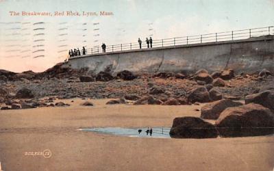 The Breakwater Lynn, Massachusetts Postcard