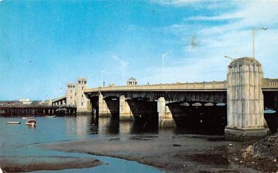 General Edwards Bridge Lynn, Massachusetts Postcard