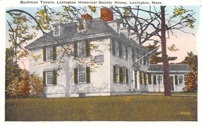 Buckman Tavern Lexington, Massachusetts Postcard