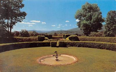 Formal Gardens at Tanglewood Lenox, Massachusetts Postcard