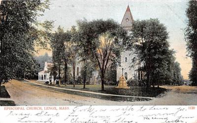 Episcopal Church Lenox, Massachusetts Postcard