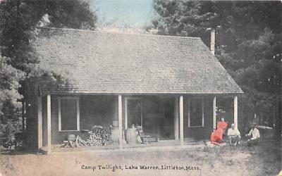 Camp Twilight Littleton, Massachusetts Postcard