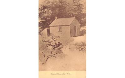 Thoreau's Home Lake Walden, Massachusetts Postcard