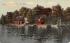 Camps at Sluice Pond Lynn, Massachusetts Postcard