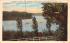 Glimpse of Laurel Lake Lenox, Massachusetts Postcard