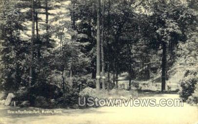 Pine Banks Park - Malden, Massachusetts MA Postcard