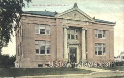 Public Library - Middleboro, Massachusetts MA Postcard