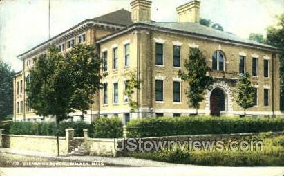 Glenwood School - Malden, Massachusetts MA Postcard