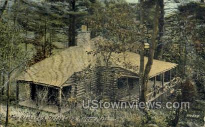 The Log Cabin, Pine Banks Park - Malden, Massachusetts MA Postcard