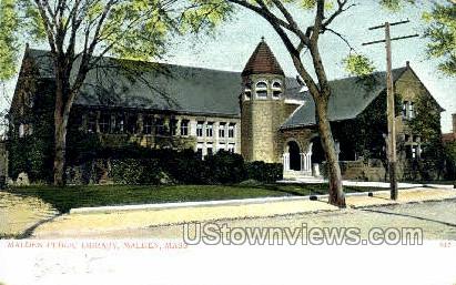 Malden Public Library - Massachusetts MA Postcard