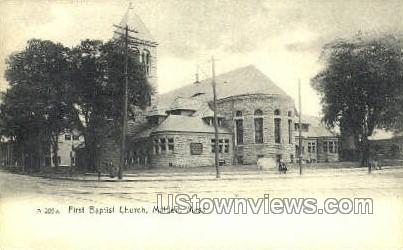 First Baptist Church - Malden, Massachusetts MA Postcard