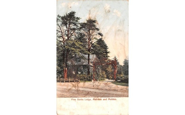 Pine Banks LodgeMalden, Massachusetts Postcard