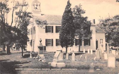 Second Congregational ChurchManomet, Massachusetts Postcard