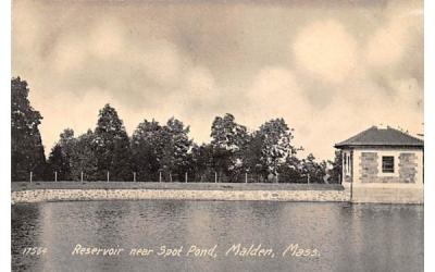 Reservoir near Spot PondMalden, Massachusetts Postcard