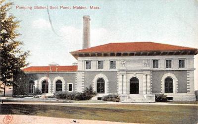 Pumping StationMalden, Massachusetts Postcard