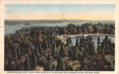 Reservoir & Spot PondMalden, Massachusetts Postcard