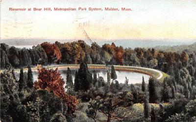 Reservoir at Bear HillMalden, Massachusetts Postcard