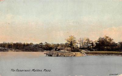 The ReservoirMalden, Massachusetts Postcard