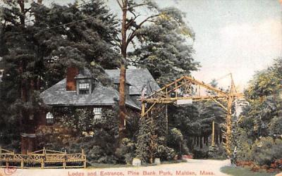 Lodge & EntranceMalden, Massachusetts Postcard