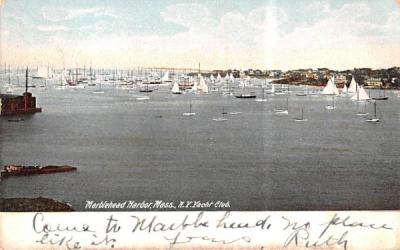 N.Y.Yacht ClubMarblehead , Massachusetts Postcard