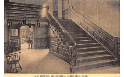 Main StairwayMarblehead , Massachusetts Postcard