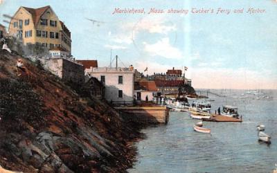 Tucker's Ferry & HarborMarblehead , Massachusetts Postcard
