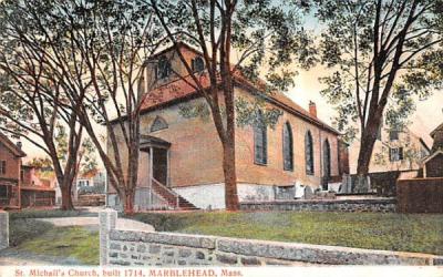 St. Michail's ChurchMarblehead , Massachusetts Postcard