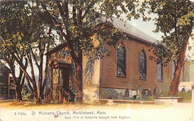 St. Michaels ChurchMarblehead , Massachusetts Postcard