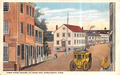 Town House SquareMarblehead , Massachusetts Postcard