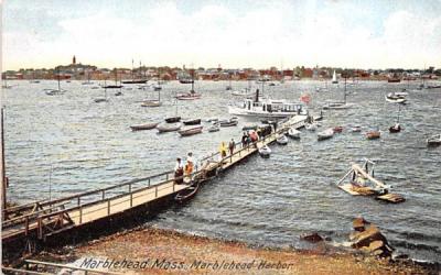 Marblehead Harbor Massachusetts Postcard