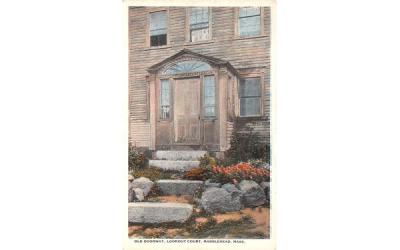 Old DoorwayMarblehead , Massachusetts Postcard