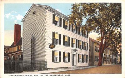 King Hooper's HouseMarblehead , Massachusetts Postcard