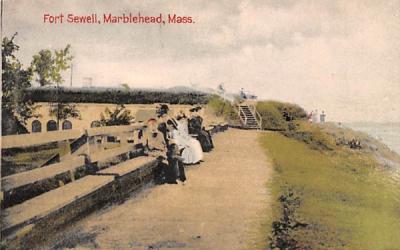 Fort SewellMarblehead , Massachusetts Postcard